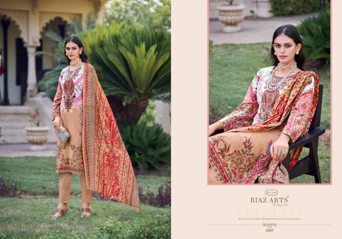 Musafir Vol 6 By Riaz Arts Digital Printed Karachi Cotton Dress Material Wholesale Suppliers In India
